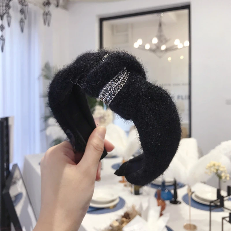 

New Women Girl Trendy Solid Colors Cross Knot Wide Hairband Sweet Headwear Hair Hoop Ornament Lady Fashion Hair Accessories Gift