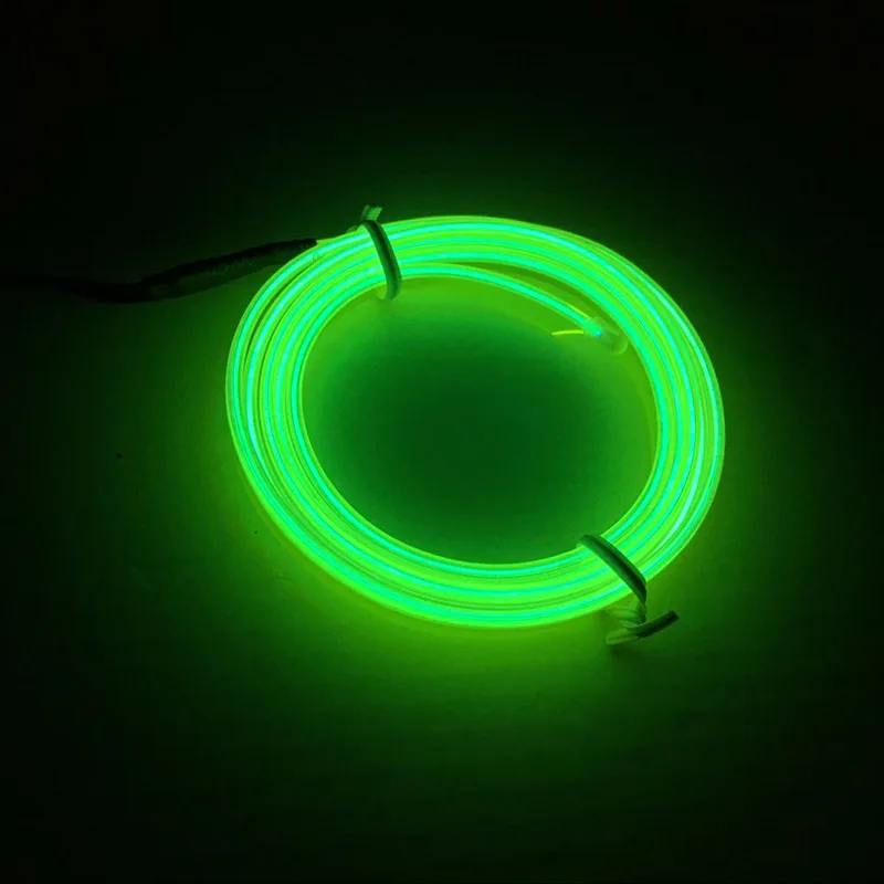 6MM USB DC 5V EL Wire LED Neon Light Rope Tube Flexible Strip Lamp Dance Party Car Decoration with Inverter Connector | Лампы и