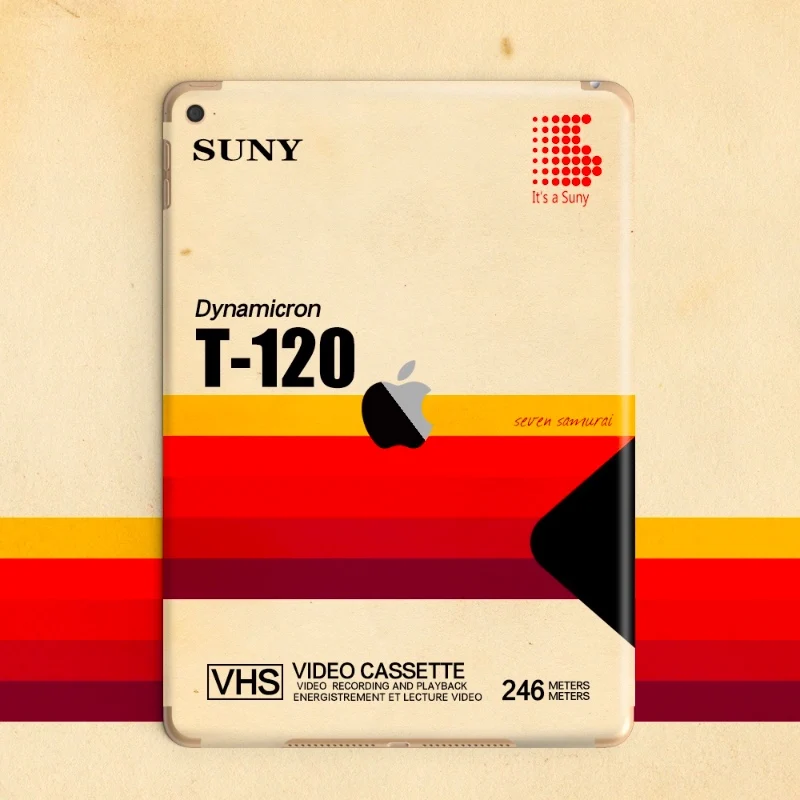 Наклейка на заднюю панель планшета с полным покрытием красочная кожа простой