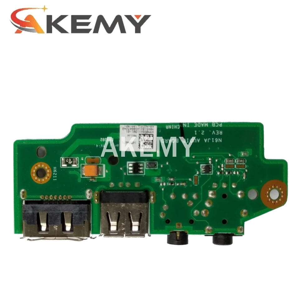 

For Asus N61J N61JV N61JQ N61JA N61V N61J N61VN N61D n61da Laptop Audio usb IO board Interface board