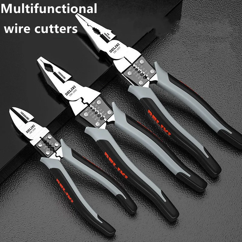 

7''8''9'' Multifunction Pliers Set Wire Cutters/Diagonal Nose Pliers/Crimper Heavy Duty hardness and durability Hand Tools