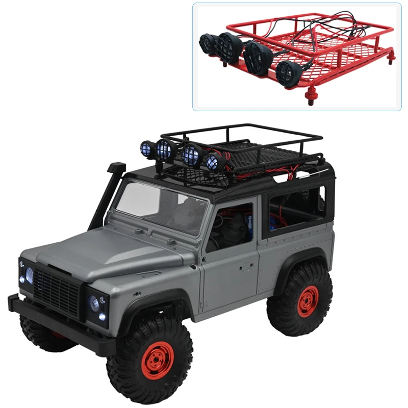 1/12 RC автомобиль Рок Гусеничный металлический багажник на крышу багажная