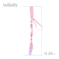 witdiy reborn doll pacifier chain clip
