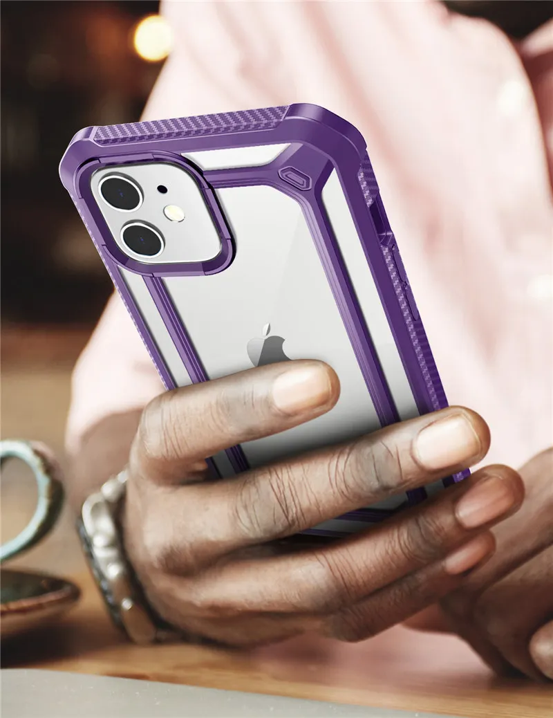 pitaka case Bảo Vệ SUPCASE Cho iPhone 12 Mini 5.4 Inch (2020) UB EXO Series Cao Cấp Lai Bảo Vệ Trong Suốt + Nhựa TPU Ốp Lưng Ốp Lưng phonecase