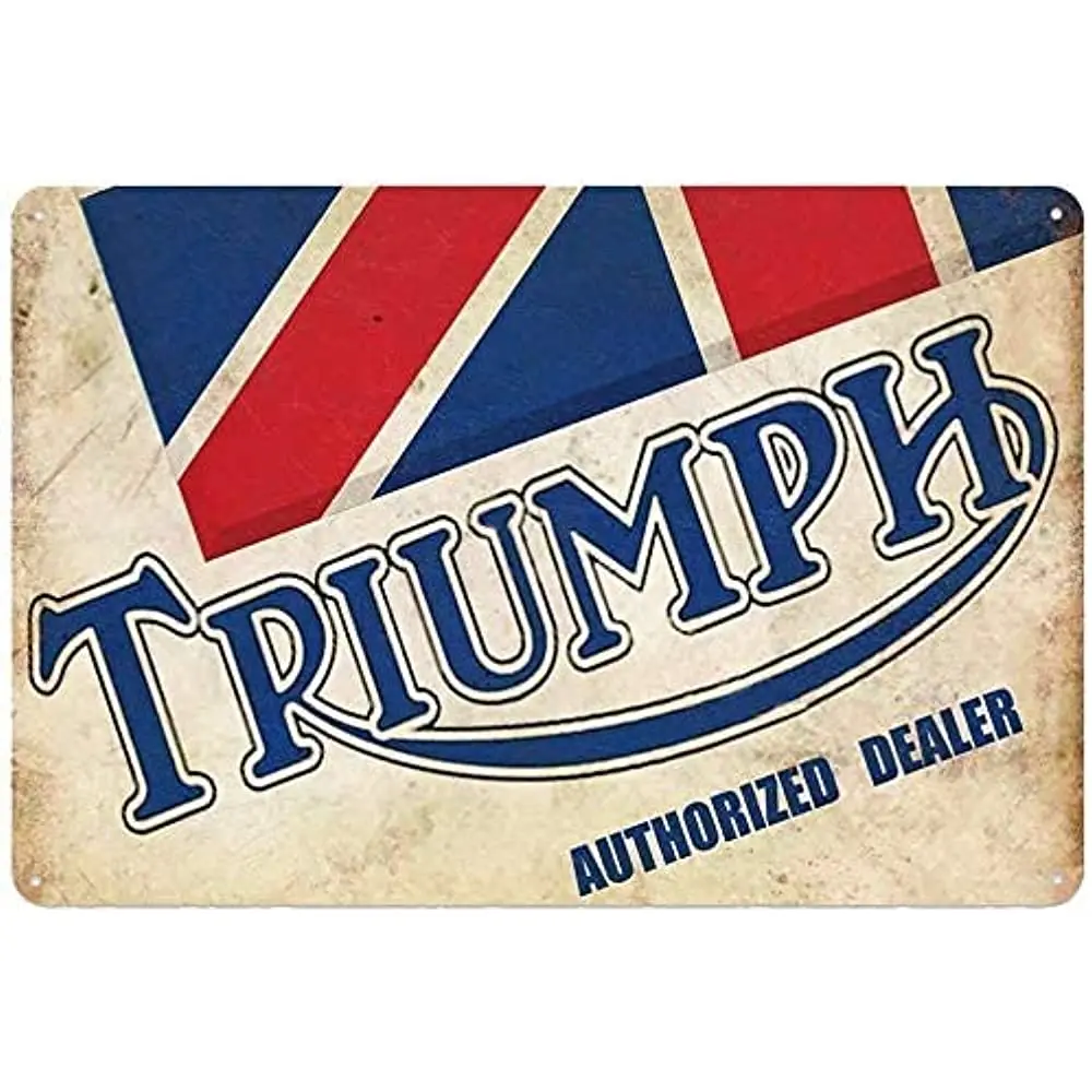 

SuiYue металлический жестяной знак Triumph Винтажный стиль настенный Декор подарок табличка дизайн для стены мужская пещера бар украшение 12x8 дюй...
