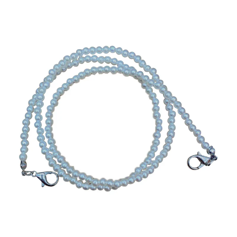 

Kpop Pearl Beaded Necklace Non-slip Long Glasses Holder Face Mask Chain for Women Unisex Fashion Aesthetic Jewelry Accessories