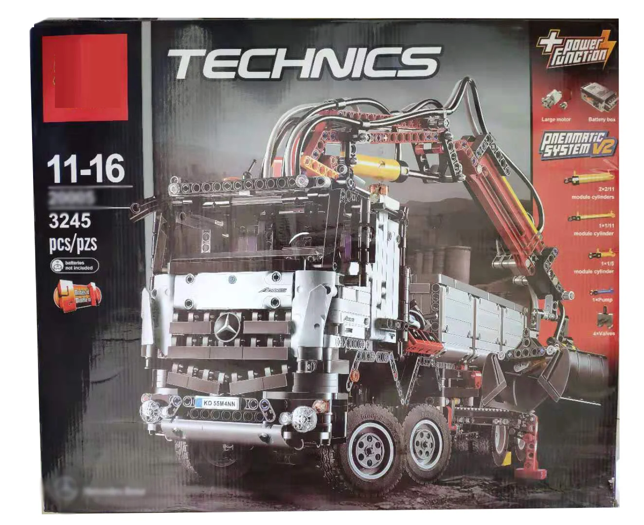 3245 шт 2019 Новая серия Technic Arocs грузовик блоки наборы обучающие игрушки для детей |