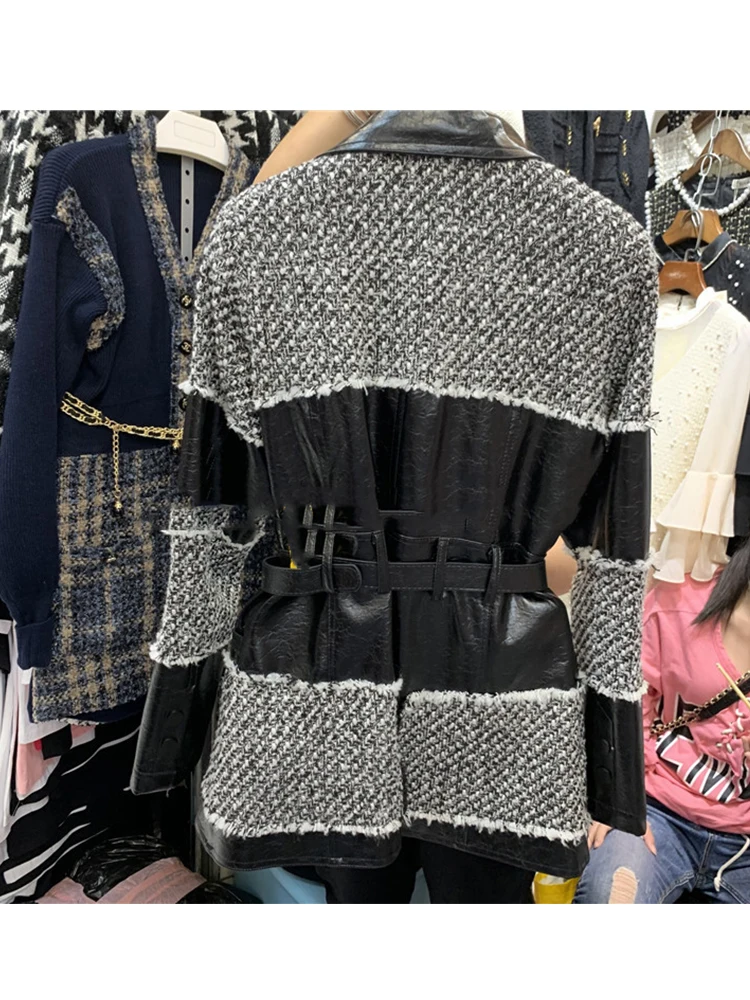 Тяжелый корабль шерстяной нити ремешки из искусственной кожи талии с острыми