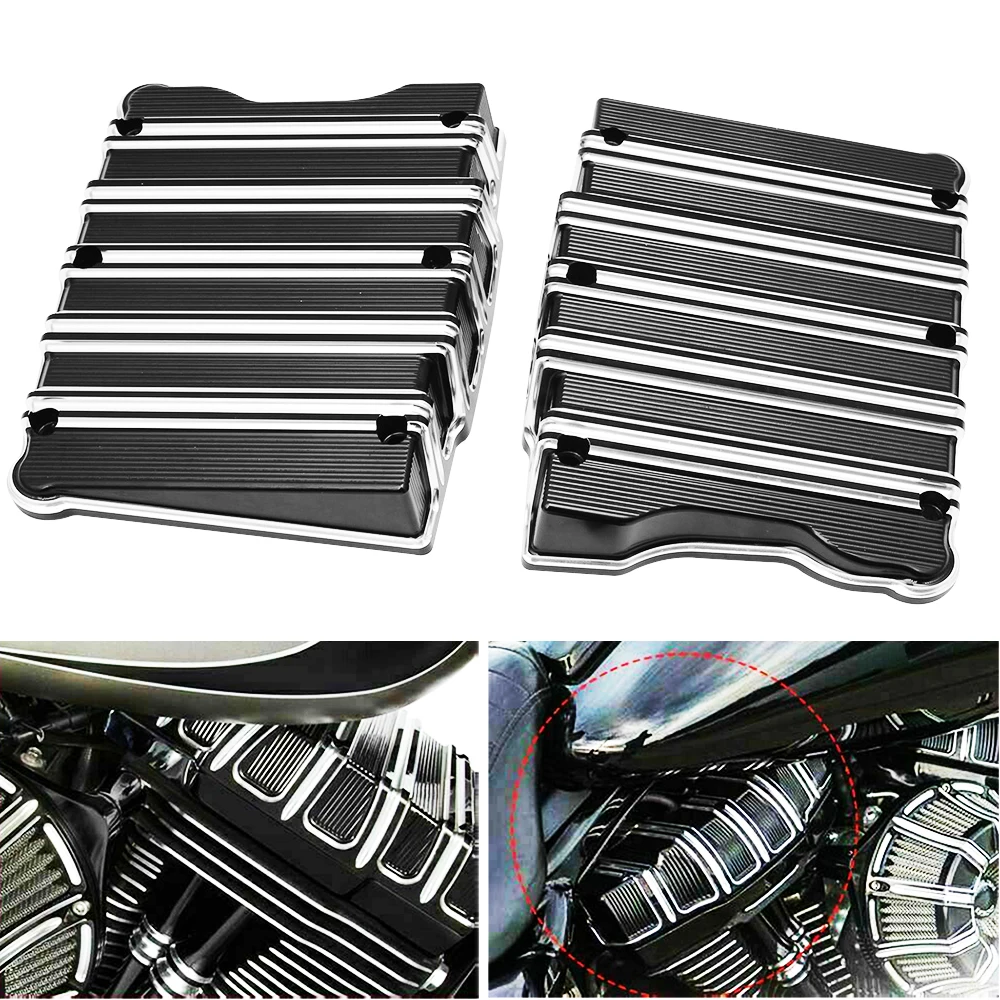

Черные чехлы на мотоцикл Rocker Box, Чехол для Harley Touring Road King Classic Electra Glide Twim Cam Dyna Fat Bob Softail FLS