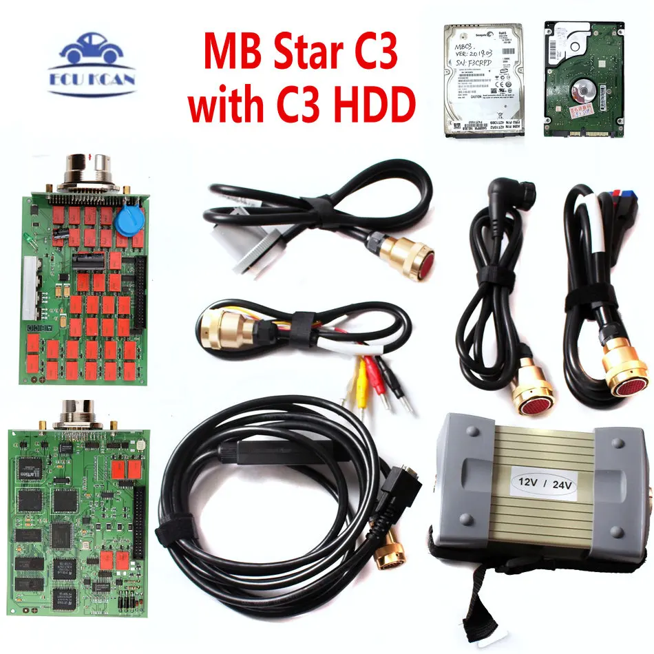 MB диагностический инструмент Star C3 мультиплексор Тестер MB Star C3 с реле NEC MB Star C3 Диагностический сканирующий инструмент программное обеспечение HDD V2019.9