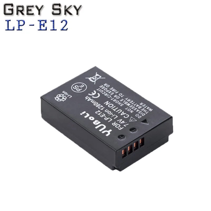 3 шт. LP E12 LPE12 Li Ion Батарея & светодиодный двойной USB Зарядное устройство для