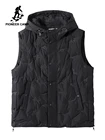 Мужская камуфляжная пуховая куртка Pioneer Camp, черная или серая Теплая Флисовая Куртка с капюшоном, AYR9421022B, зима 2020
