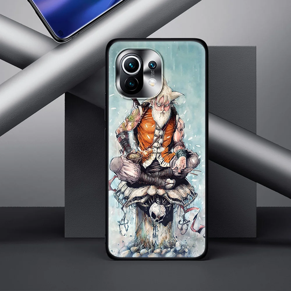 

Silicone Cover for Xiaomi Mi Poco X3 NFC 9T 10T Note 10 Pro Lite Poco M3 Luxury Phone Case TPU Coque DBZ Goku