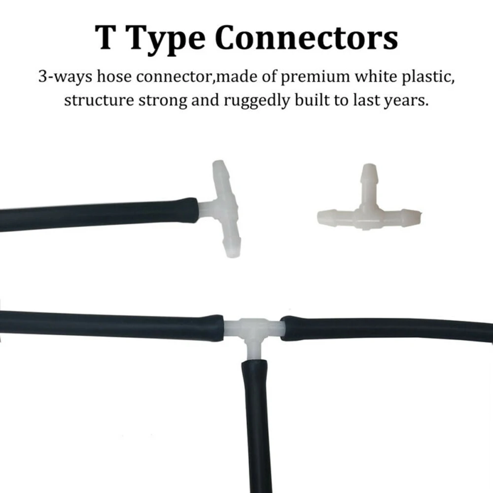 

White Hose Connector Accessories Parts Replacement Splitter T/Y/I Type