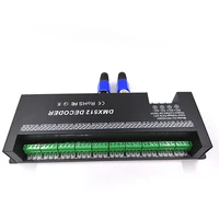 30 channel rgb dmx512 decoder led strip controller 60a dmx dimmer pwm driver input dc9 24v 30ch dmx decoder light control