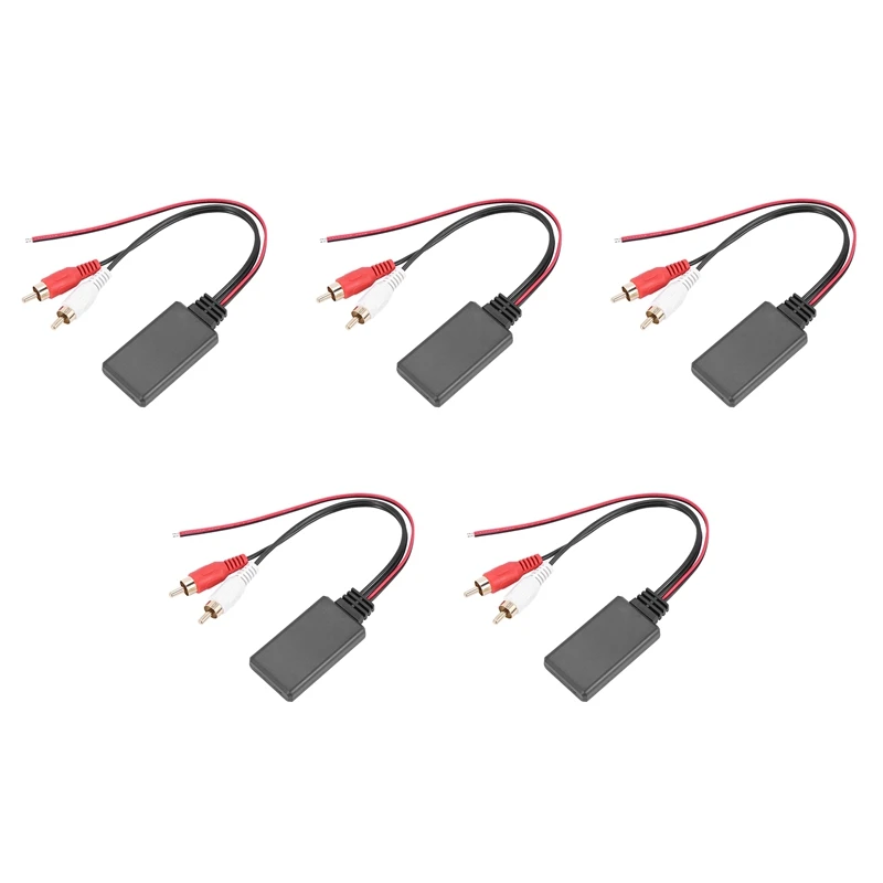 

5X Car Universal Wireless Bluetooth Module Music Adapter Rca Aux Audio Cable