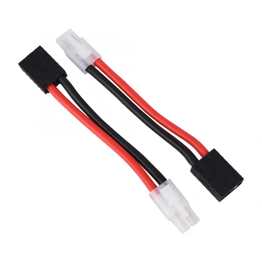 2Pcs RC Battery Adapter Cable Female to Tamiya Male Connector for Traxxas Crawler Climbing Car Lipo | Игрушки и хобби