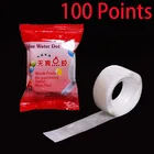 Двухсторонняя резиновая клейкая лента для шаров, 100 шт.рулон