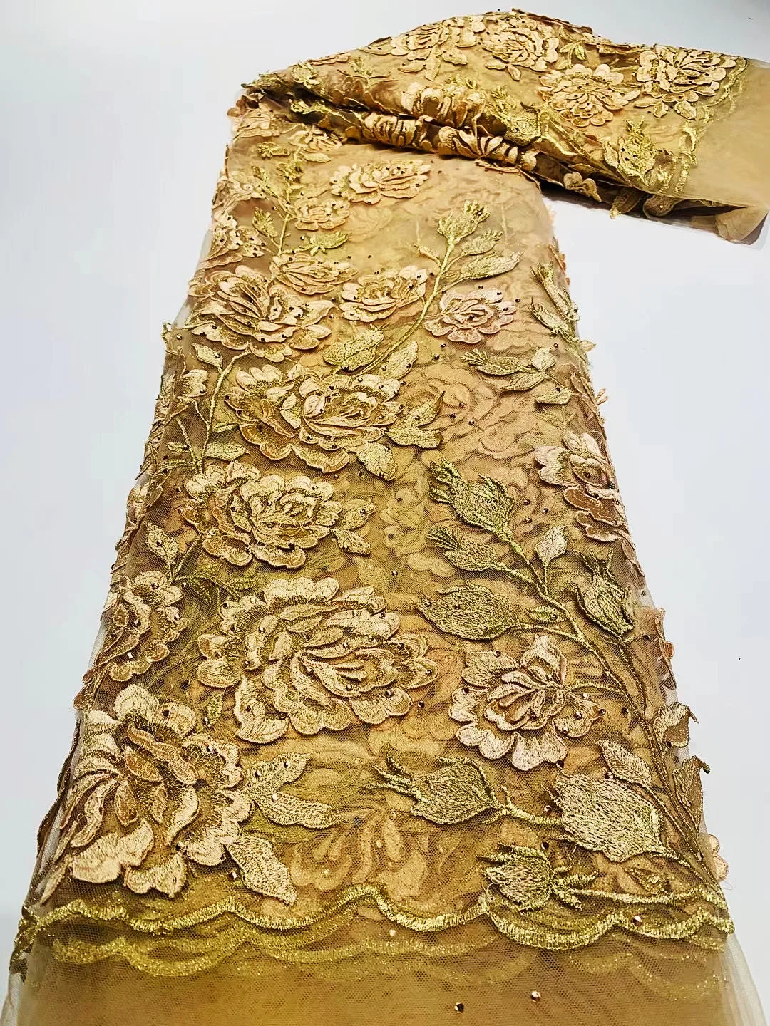 

Нигерийские кружева сеточка Ткань Высокое качество 2021 Африканский 3D платье в сетку, с цветочным принтом, с кружевной ткани; Роскошное круже...