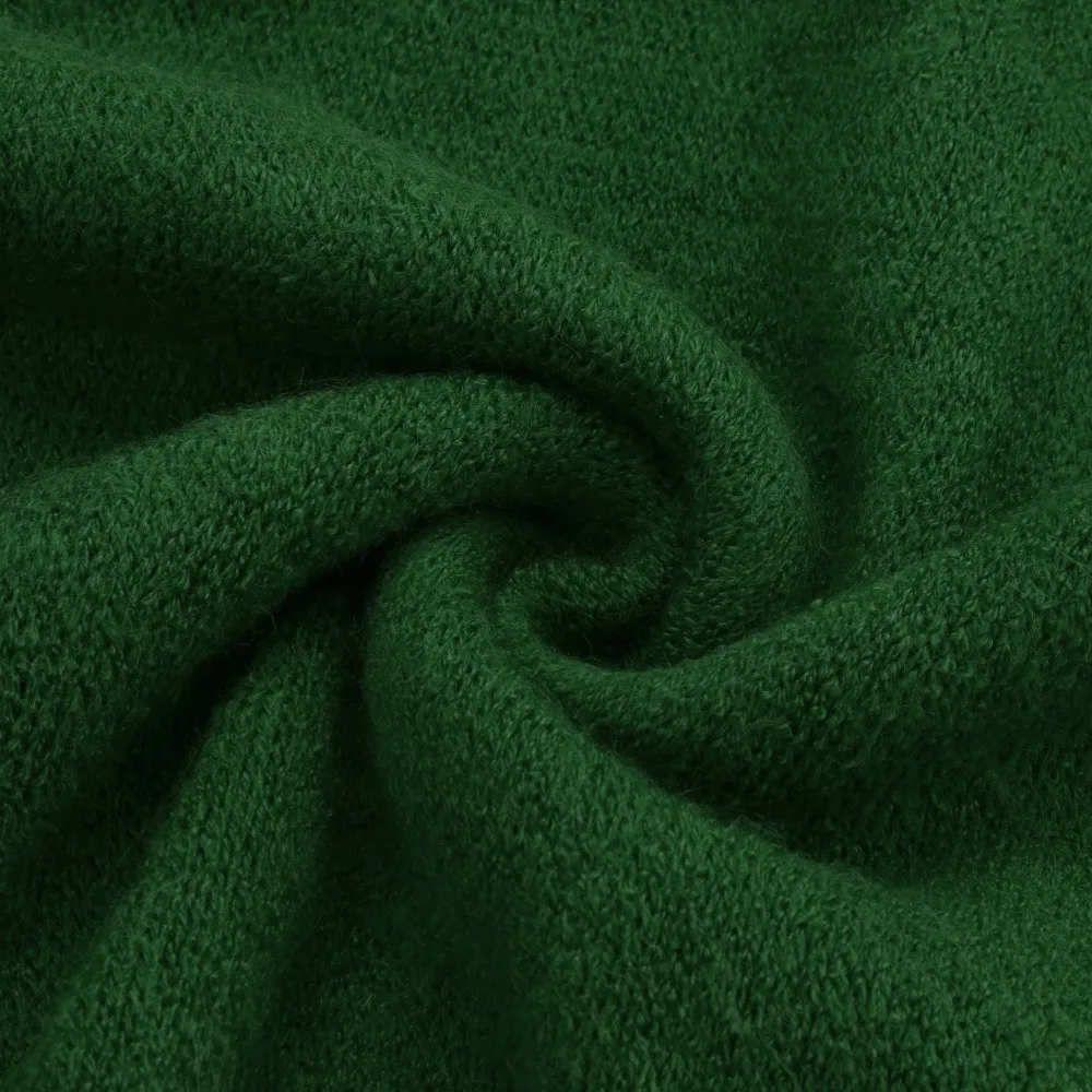 Retro Lace Tunic Knitwear Sweater Women Pullover Long Sleeve V-Neck Casual Loose Jumper Autumn Women's Knitted Tops F821 | Женская