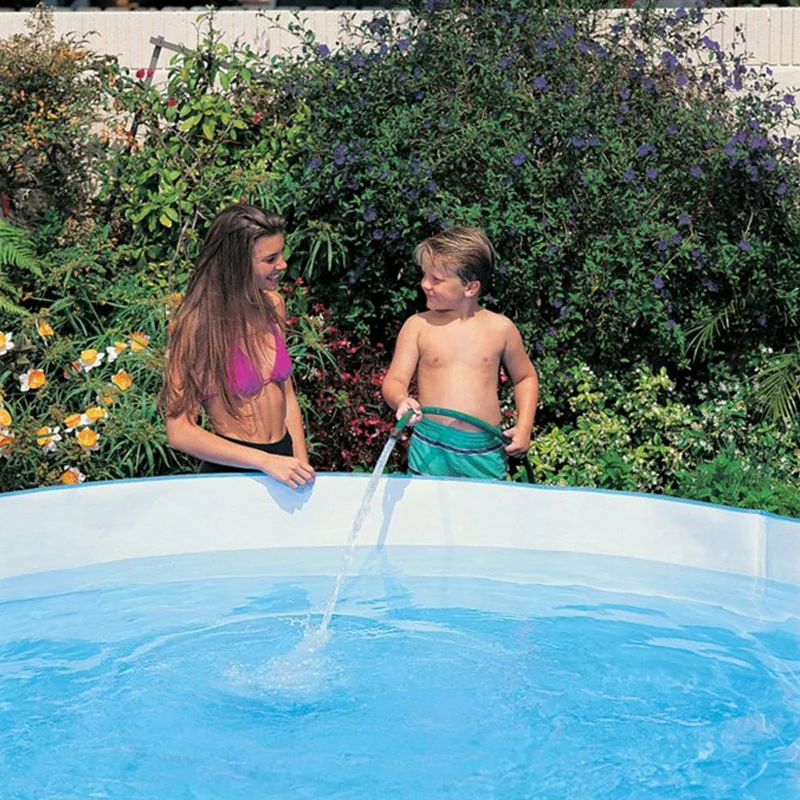 

Inflatable Kids Family Swimming Pool Outdoor Water Play Center Round Pond Ball Pool WHShopping