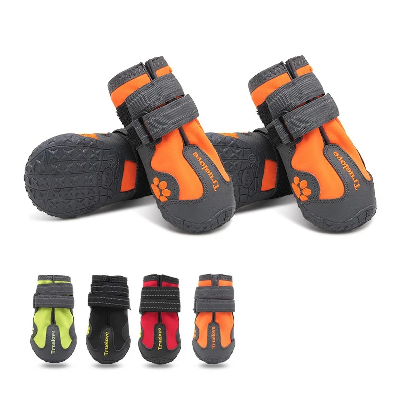 Собака модная обувь длядомашних животных Водонепроницаемый ткань большая