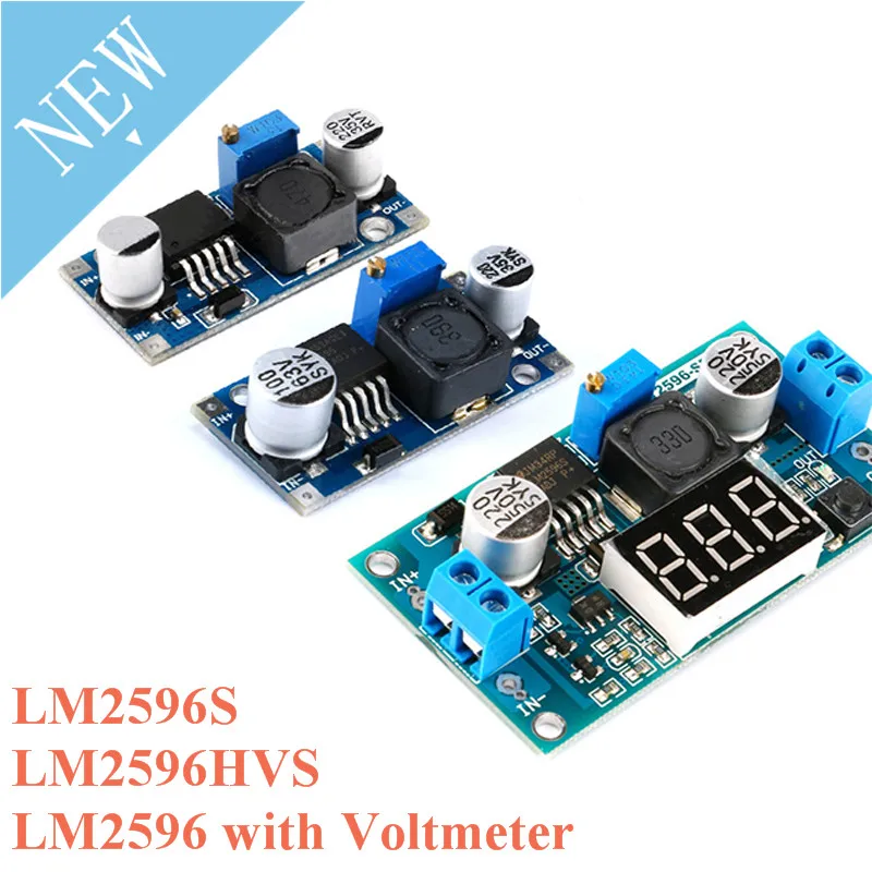 LM2596 LM2596S LM2596HVS Регулируемый понижающий модуль питания регулятора напряжения с