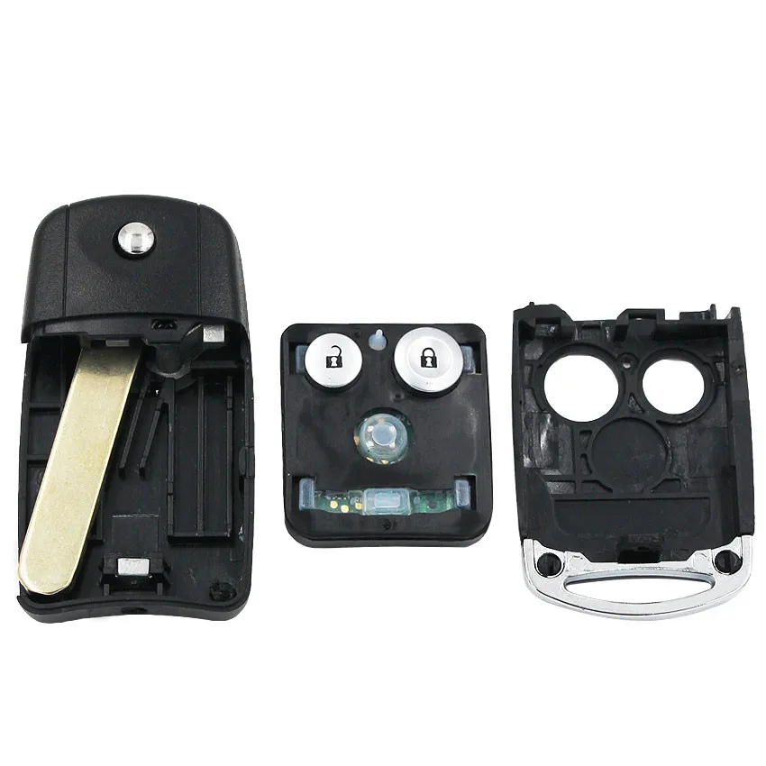 2 кнопки дистанционный смарт ключ-брелок 433 МГц с чипом ID46 для Honda CRV City Accord Fit Odyssey |