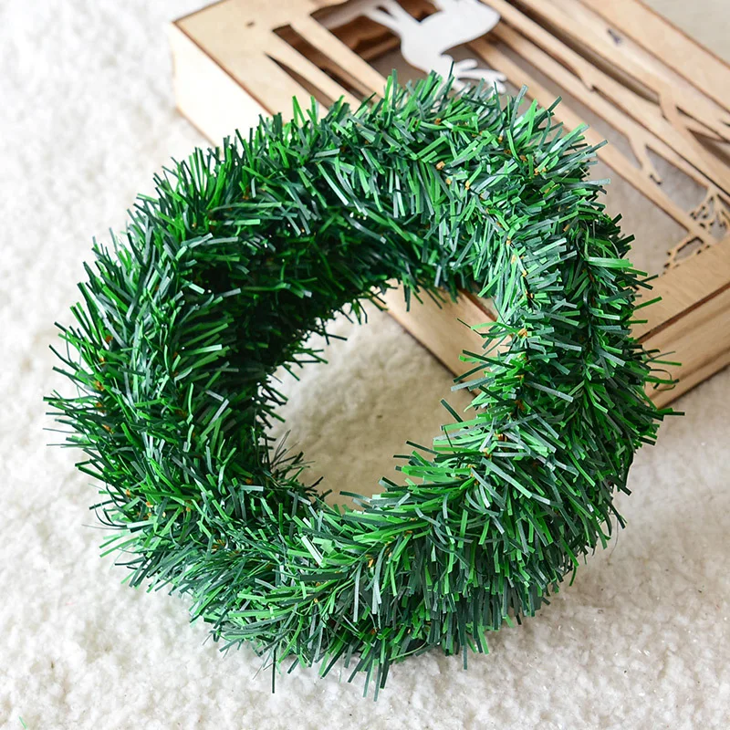 5.5M Artificial Christmas Garland Wreath Xmas Home Party Decoration Pine Tree Rattan Hanging Ornament for Kids | Дом и сад