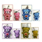 Рукоделие, вышивка крестиком, брелок, телефонные аксессуары, медведь, пластиковая ткань, рукоделие, вышивка крестиком, Набор для вышивки