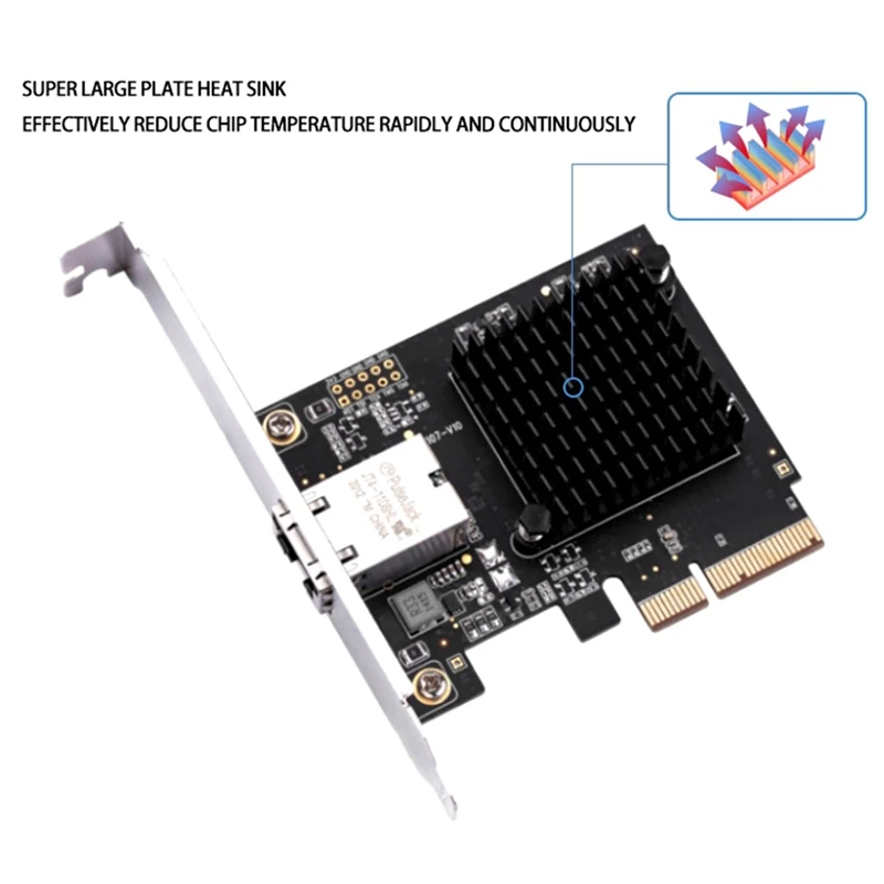 PCIe to 10G Network Card 10G Network Adapter 10000M RJ45AQC107