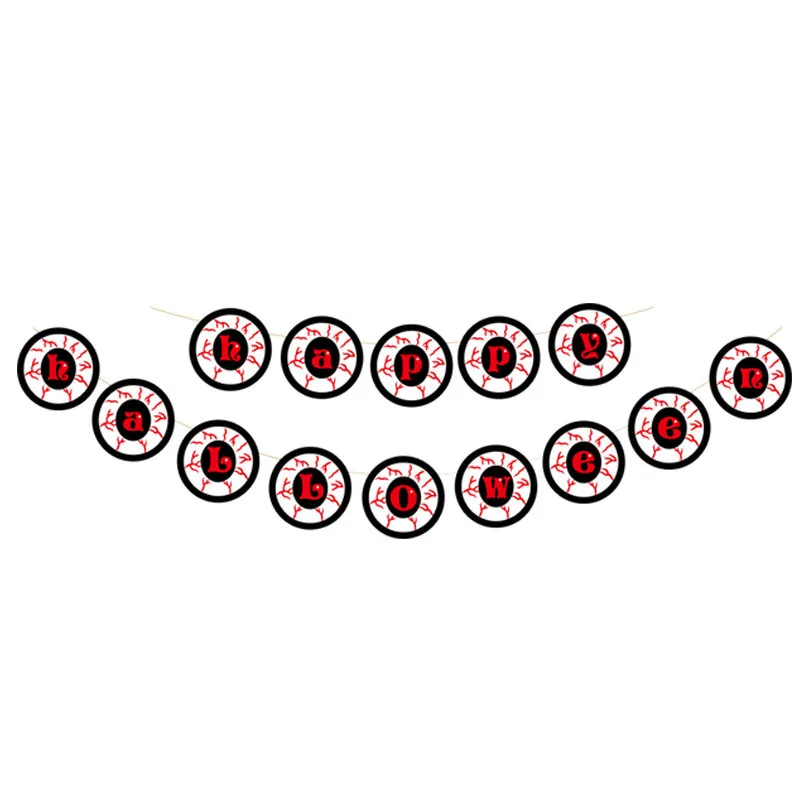 Креативное зеленое украшение для глазного яблока баннер ужасы воздушные шары