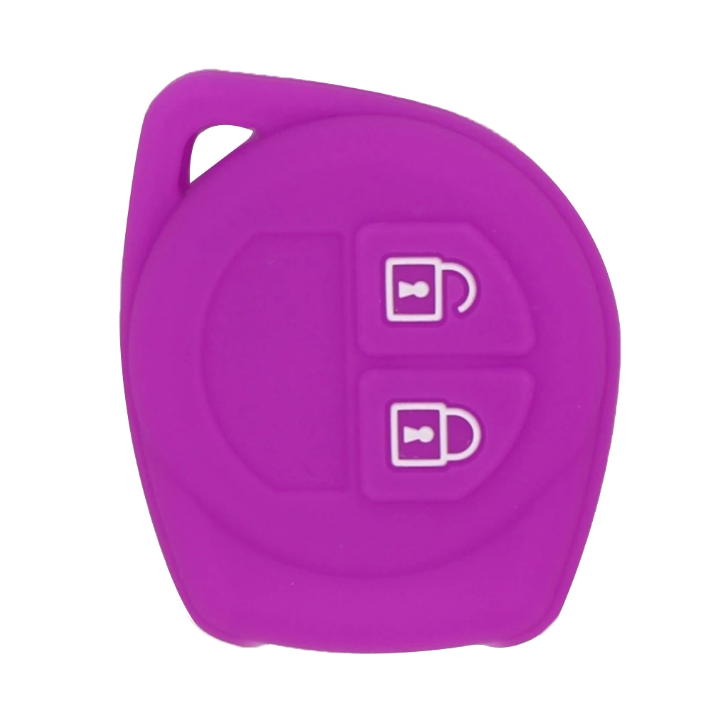 Silicone Protective Key Fob Case Cover Keyless Jacket Protector Holder Purple | Автомобили и мотоциклы