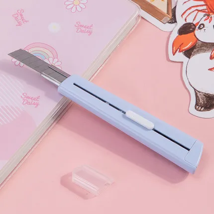 Компактный портативный нож карамельного цвета небольшие резаки ножи для обрезки