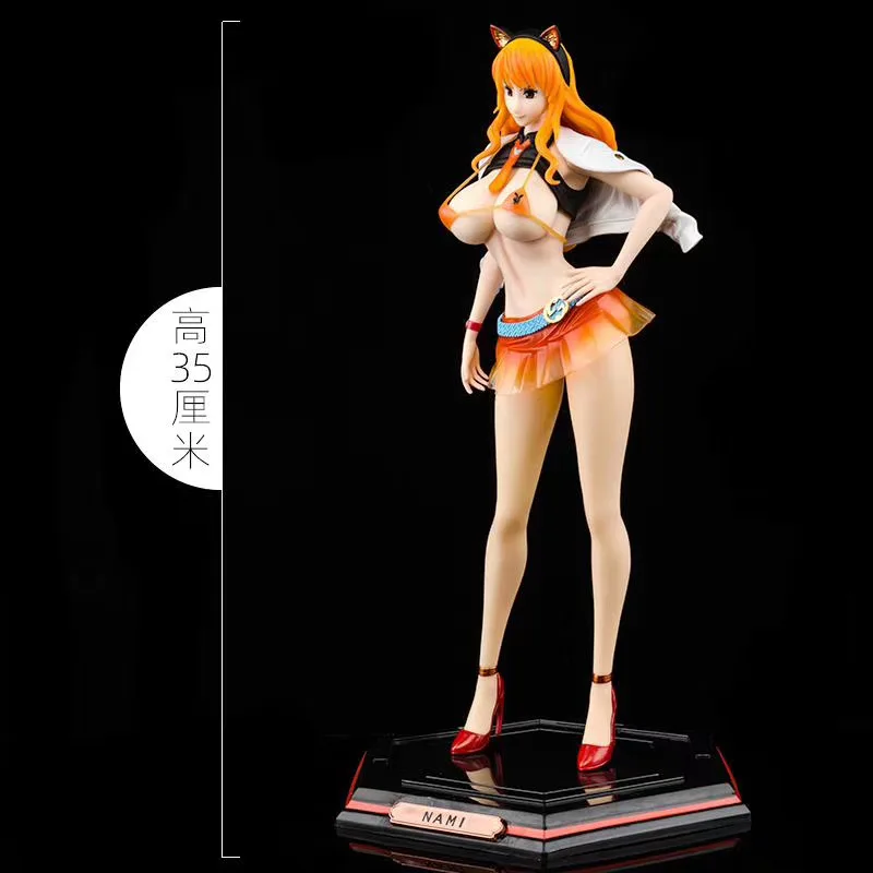 

35CM Anime ONE PIECE Figures Nami PVC Action Figure Toy GK POP Sexy Girls Figures Model Toy Collection Doll Gifts