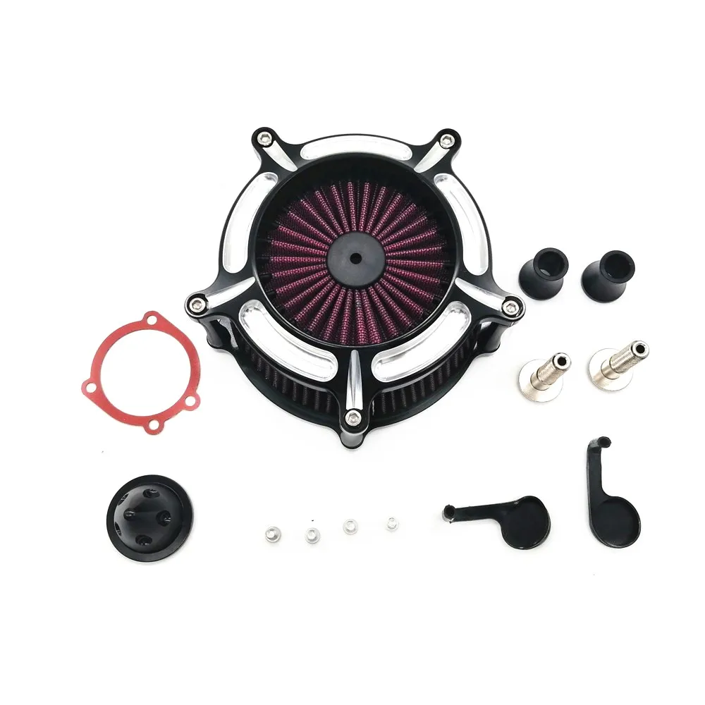 Мотоциклетный фильтр турбины воздухоочиститель CNC Комплект для Harley Sportster XL883 XL1200