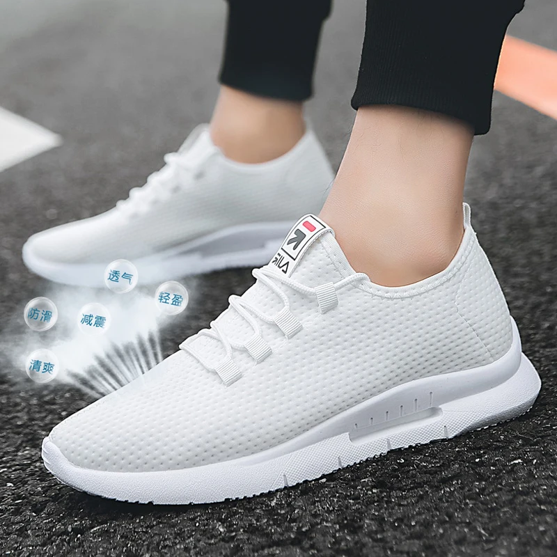 Shoes Men Sneakers Breathable Casual No-slip 2020 Male Air Mesh Lace Up Women Tenis Masculino Wholesale Sport |
