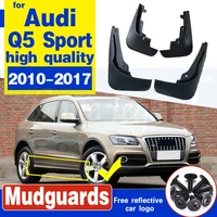 4 pcs car mudflaps for audi q5 s line sport 2010 2017 fender mud guard flap splash flaps mudguards front rear wheel accessories