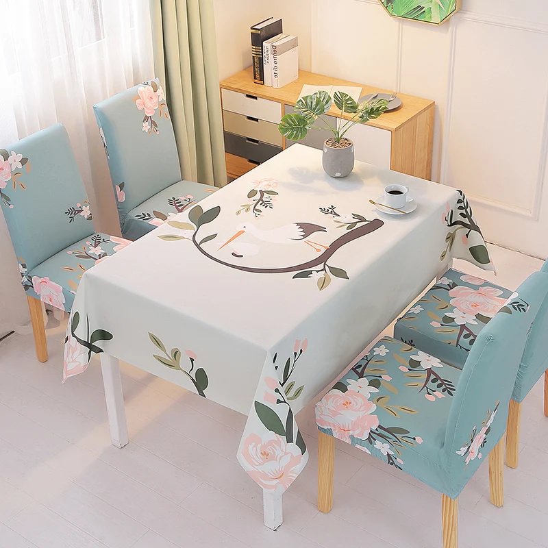 Скатерти и чехлы для стульев прямоугольная настольная Ткань Водонепроницаемая