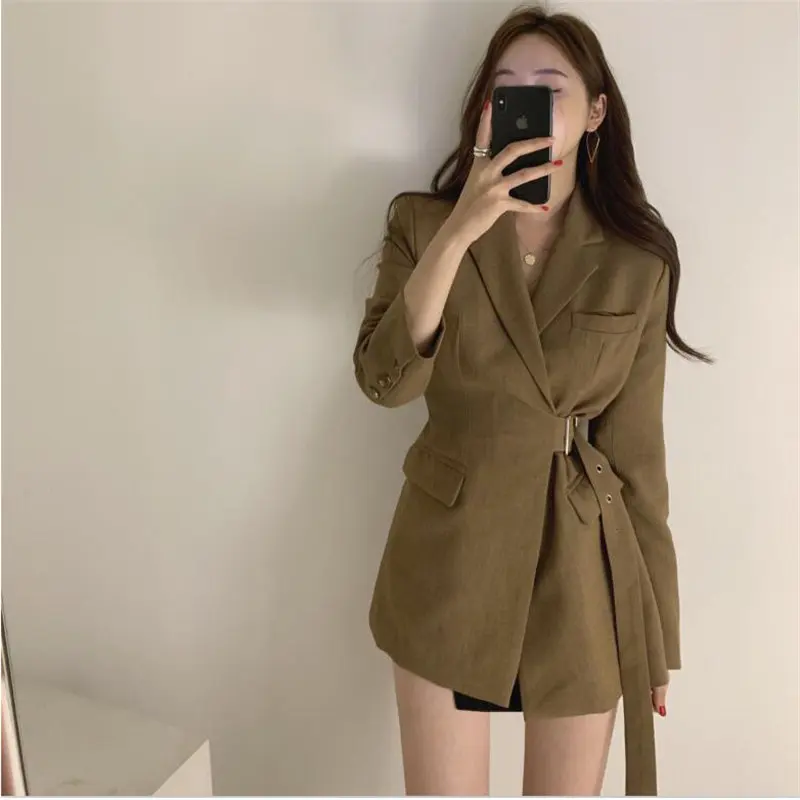 Осенний тонкий офисный Дамский Повседневный Пояс HziriP новые женские тонкие