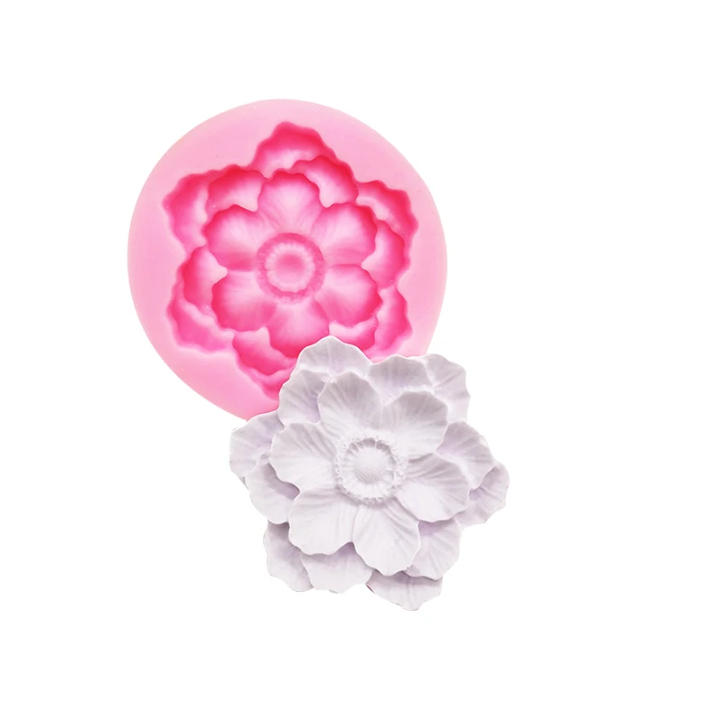 Силиконовая форма для цветов украшение шоколада помадки торта инструменты