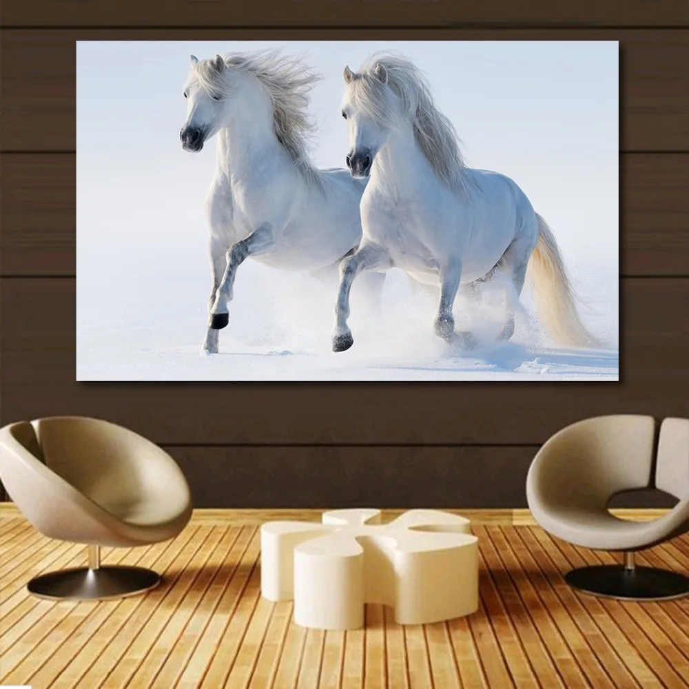 Настенная картина на холсте для украшения дома постер с изображением белой