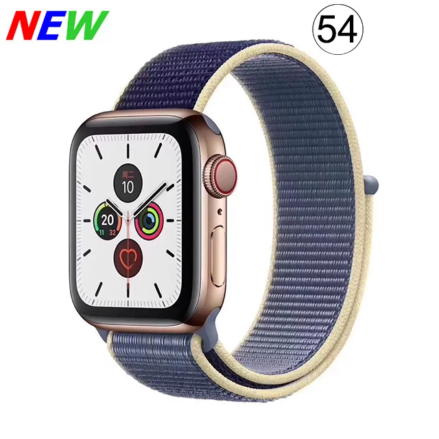 Ремешок для часов Apple Watch 4 серии 5 4 3 мягкий легкий дышащий нейлоновый спортивный ремешок 38 мм 42 мм 40 мм 44 мм Ремешки для наручных часов