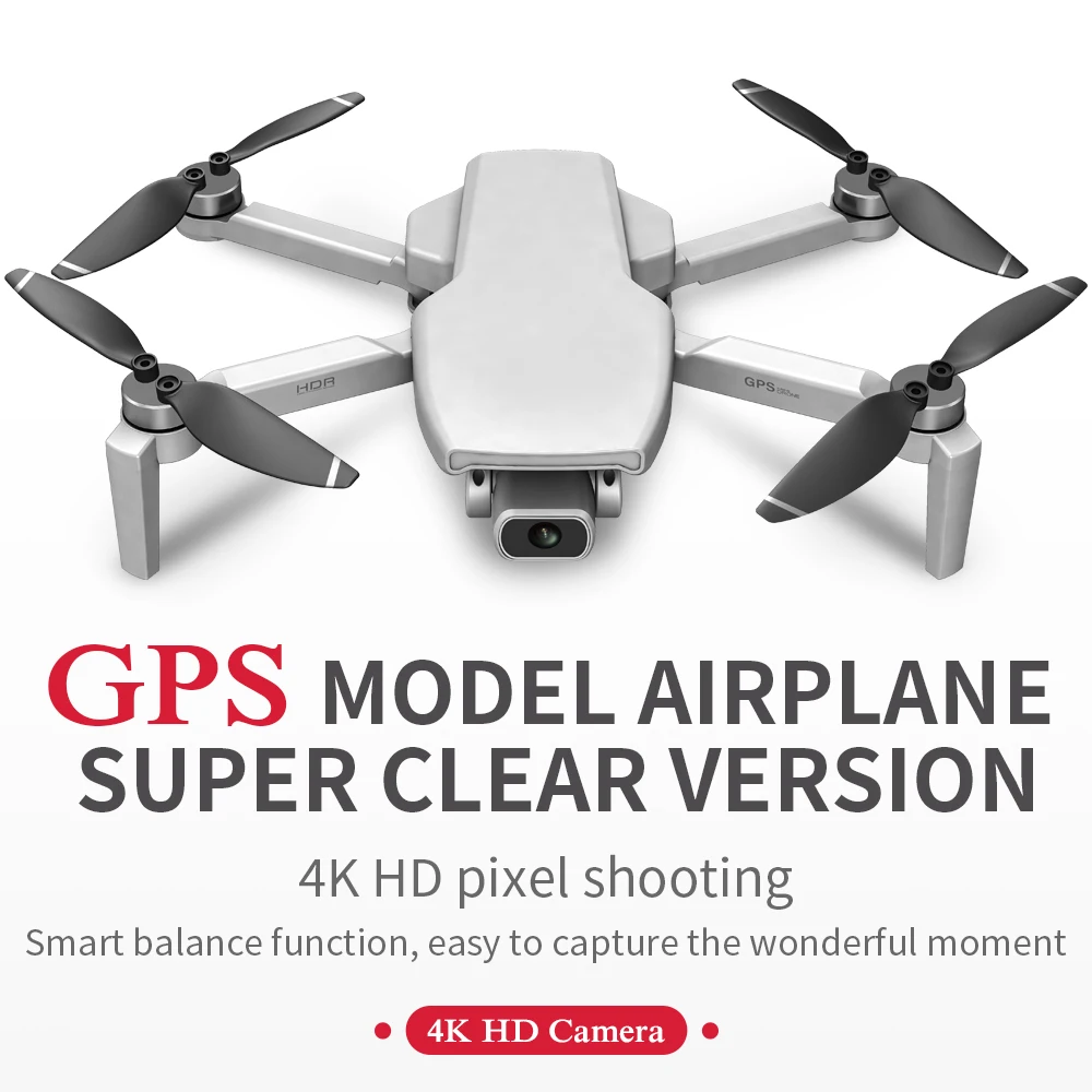 Дрон L108 GPS 5G WIFI широкоугольная HD-камера 4K складной бесколлекторный дистанционное