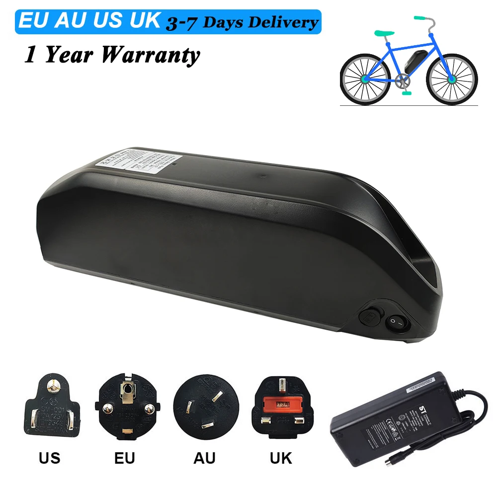 Фара для электровелосипеда в батарея 48В 20AH е байка 36В 10AH 52V 17AH Электрический
