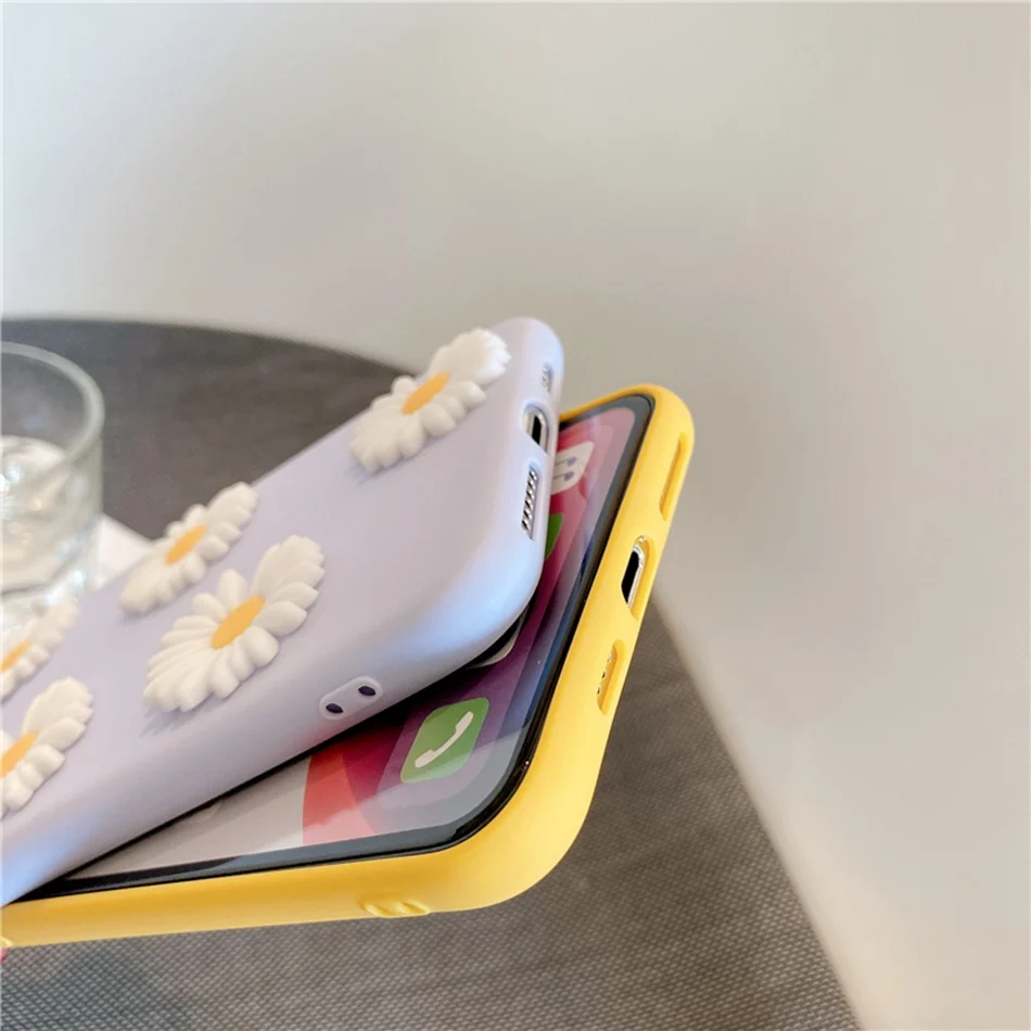 Чехол для Huawei Y9S Y6S Y7 Pro Prime Y9 2019 Модный 3D чехол с новым цветком ромашки Mate 20 30 10 Lite