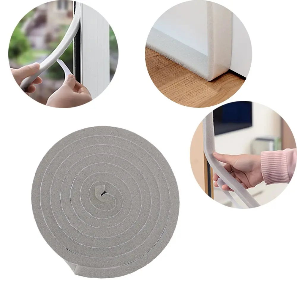 Мягкие 2 м самоклеящаяся уплотнение для окна полоска автомобильной двери шум