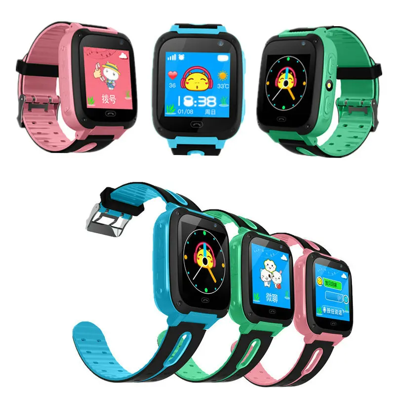 

S4 Smart Watch Kids Waterproof Smart Children Watch Monitor Positioning SIM Card Dial SOS Camera for IOS Android Phones Locator