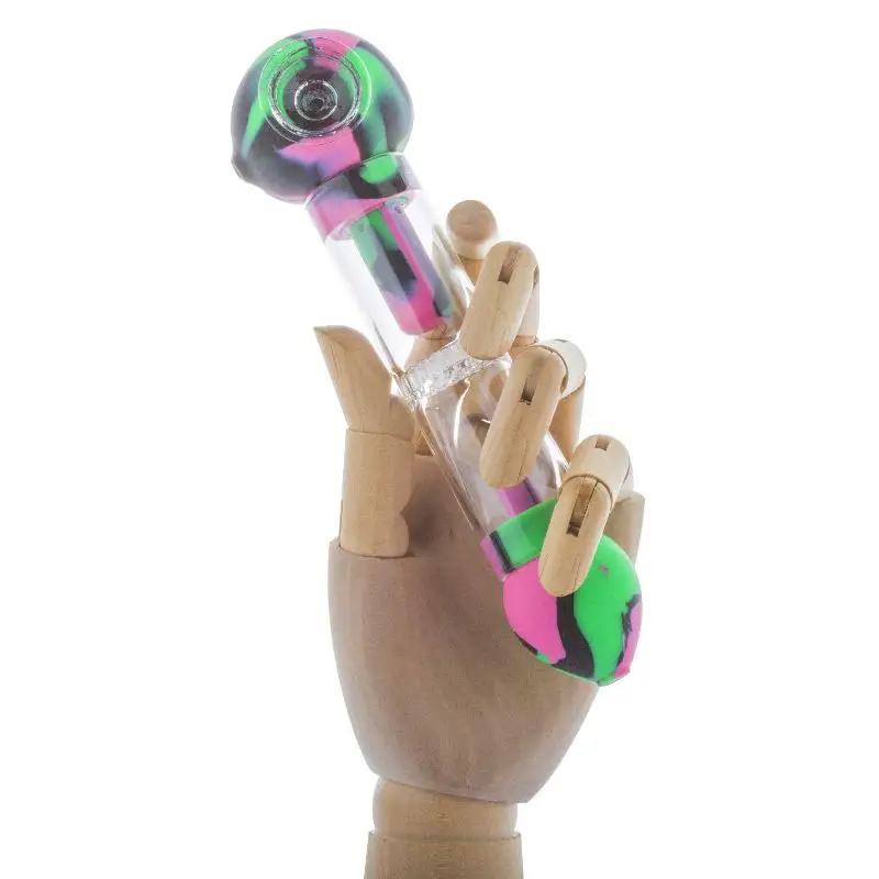 

Silicone Honeycomb Perc Pipe Random Color Smoking Pipe