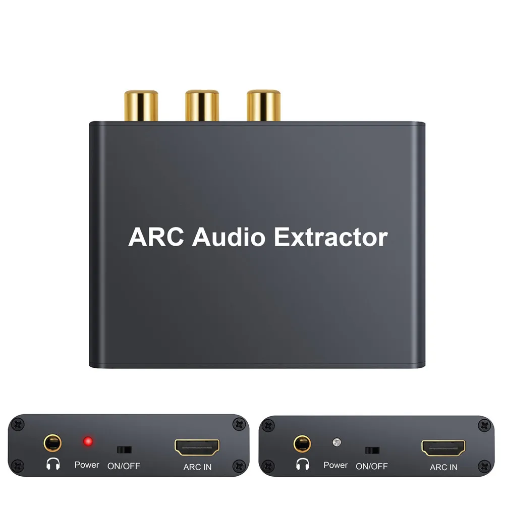192 кГц HDMI ARC аудио адаптер экстрактор цифро-аналоговый SPDIF RCA конвертер с входом